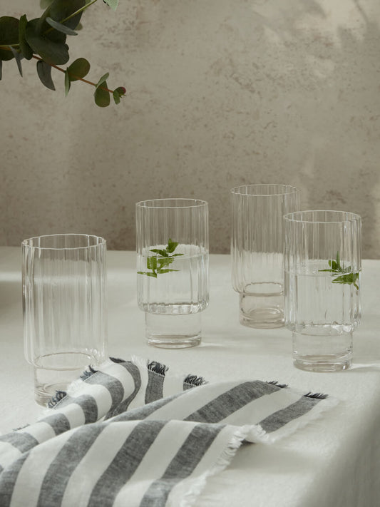 Lot de 4 verres à whisky Tejo